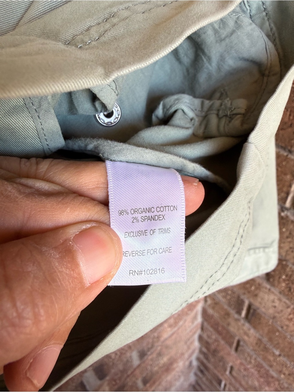 Garnet Hill Olive Green Utility Jacket - Picture 4 of 8